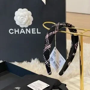 CHANEL | Accessories | Nwt Chanel 224 Tweed Cc Headband  display picture 2
